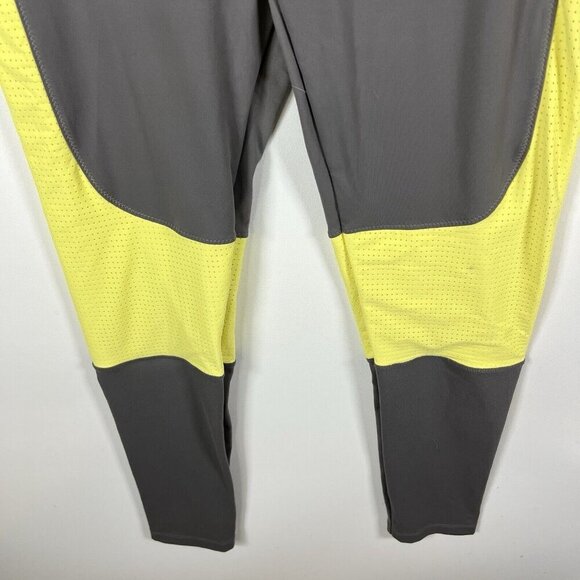 VSX Sport Knockout Tight Full Length Neon Mesh Panel Leggings Size L Athletic - Picture 4 of 9